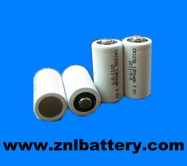 CR123A  Li/MnO2 Cylindrical Batteries