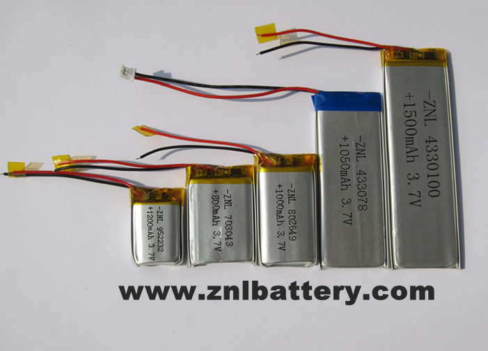 LED polymer battery